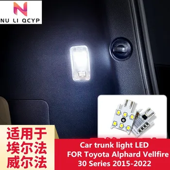 Automobilio bagažo skyriaus šviesos diodų (LED) Modifikuotų interjero galiniai kamieno šviesos priedai Toyota Alphard Vellfire 30 Serija 2015-2022