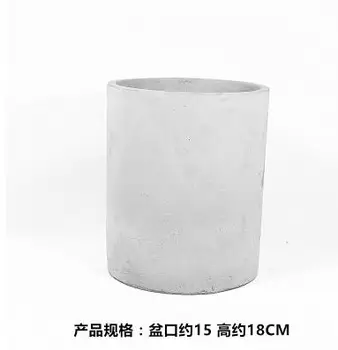cilindrų Silikono gėlių vazonai, pelėsių 3d rankų darbo Cemento cilindrų puodą formų silikagelio betono puodą formos vaza geometrijos puodai pelėsių