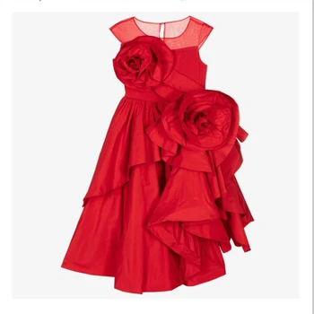 Custom Raudona Suknelė