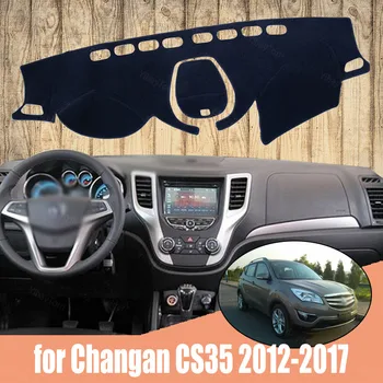 Dešinėje pusėje Didelis Poliesterio Pluošto Anti-UV Automobilio prietaisų Skydelio Dangtelį Kilimėlis Changan CS35 2012-2017 Dangtis
