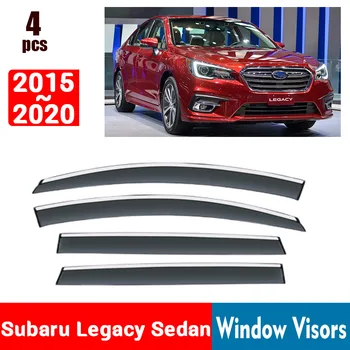 DĖL Subaru Legacy Sedanas 2015-2020 M. Langas Skydeliai Lietaus Apsaugas, Langai, Lietaus Reflektoriai Markizės Shield Ventiliacijos Guard Atspalvį Dangtis