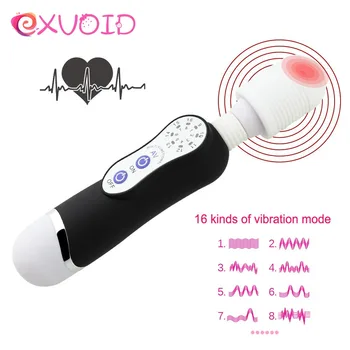 EXVOID Magic Wand AV Stick Vibratoriai, skirtas Moters Klitorio Stimuliatorius Stiprus Silikono Vibratorius, Sekso Žaislai Moterims, G-spot Massager