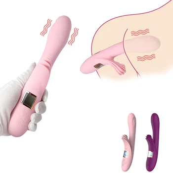 G Spot Belaidis Vibratorius Poweful Makšties 45 Laipsnių Celsijaus Šildomos Masturbator Klitorio Kulka Analinis Kaištis Vibe Sekso Žaislai Moteris