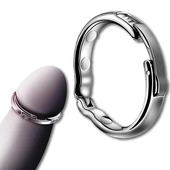 Gaidys Žiedas Metalo Penio Mova Vyrų Extender Penis Enlargement Prezervatyvus, Sekso Žaislai, Intymios Prekės Žiedą Ant Varpos