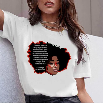 Gražus juodas mergina atspausdinta marškinėliai moterims 90-ųjų Grafinis T-shirt Harajuku Viršūnes Tee Mielas Trumpas Rankovės gyvūnų marškinėlius Moterų Tshirts