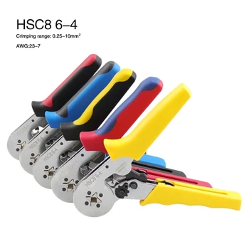 HSC8 6-4 0.25-10mm 23-10AWG Užspaudimo Replės 1200PCS 700PCS Vamzdelio Tipas Terminalo Nustatyti Fiksavimo Savaiminio reguliavimo Priemonė HSC8-6-6 0.25-6mm D3
