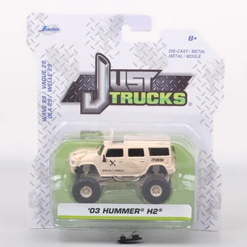 Jada Tiesiog Sunkvežimių 1/64 Hummer H2 Kariuomenės Specialiųjų Pajėgų Dykumos JT0830 Automobilių Diecast ir Transporto priemonės Metalo Modelio Amry Žaislai Miniatiūros