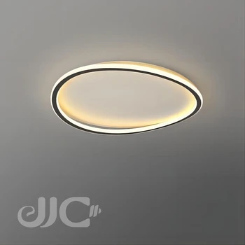 JJC šiuolaikinės kūrybinės asmenybės apskrito lubų šviesos, minimalistinio miegamojo kambario šviestuvai, be blykstės miegamojo lubų šviesos