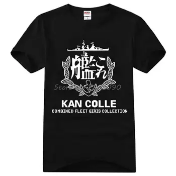 Kantai Kolekcija marškinėliai Anime Cosplay Kostiumų Kvėpuojantis T-shirt Vyrams Tees Viršų