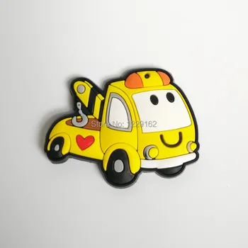 Karšto parduoti!!! Animacinių filmų Automobilinis šaldytuvas magnetai lenta lipdukas Transporto priemonės Silicio Gelio, Šaldytuvas Magnetai, Švietimo Vaikai dovana