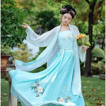 Kinų Tradicinė Suknelė Šokių Cosplay Kostiumai, tradicinė kinų drabužiai moterims Stažuotės Pasakų Veiklos Kostiumai, Suknelės