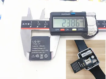 Li-Po DZ09 512431 3.7 V 380mAh li Polimero Li-ion Baterija DZ09 A1 W8 smart watch baterija mobiliojo telefono 502430