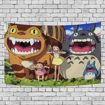 Mano Kaimynas Totoro Japonų Anime Gobelenas Sienos Kabo Dekoro