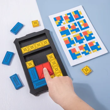 Medines Stumdomas Bloko Įspūdį Švietimo Jigsaw Puzzles Prasmingą Loginio Mąstymo Žaidimas Smegenų Naudotis Žaislas Vaikams Ir Suaugusiems