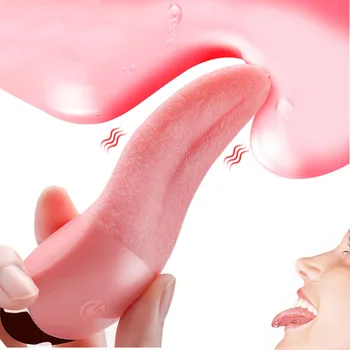 Minkšti Liežuvio Lyžis Vibratorius Moterų Laižyti Klitorio Stimuliatorius Mini Clit Sekso Žaislai Moterims Įkrovimo Spenelių Moterų Masturbator
