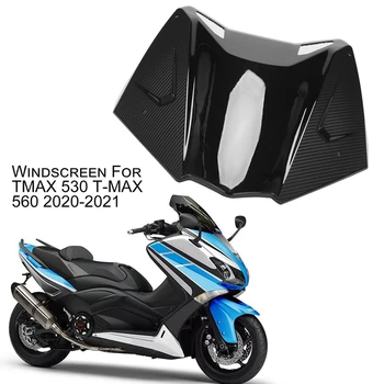 Motociklo priekinio, galinio Stiklo SPORTIŠKAS Apdaila Priekinio stiklo už YAMAHA TMAX 530 T-MAX 560 2020-2021 Ryškiai Juoda