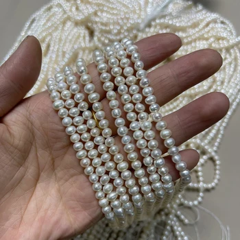 Natūralūs Gėlavandenių Perlų Netaisyklingos Formos Tarpiklis Karoliukai Papuošalai Priėmimo 