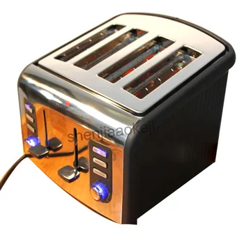 Nerūdijančio plieno 4slices automatinis Skrudintuvas skrudintuvas CFDQ004 elektrine orkaite skrudintuvas, pusryčių mašina Kepimo Šildymo duonos mašina
