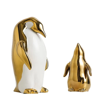 Pingvinas Apdailos Šviesos Prabanga Kambarį Modelis Kambarys, TV Spintelė Kūrybos Namuose Amatų Apdaila