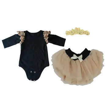 Purus Suknelė Drabužių 22-23 Colių Reborn Baby Lėlės Romper Suknelė, Lankelis Amerikos Mergina Lėlės Priedai Kūdikių Lėlės Drabužiai