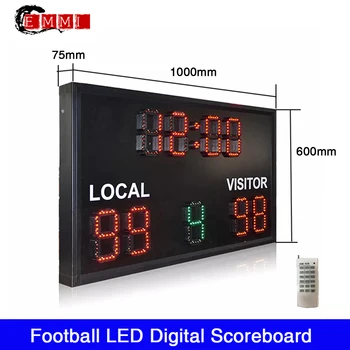 Pusiau Lauko LED Futbolo rezultatų Suvestinę, LED Elektroniniai Suvestinę, Sporto Rungtynės, Futbolo rezultatų Suvestinė Sporto Žaidimai