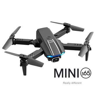 S65 Mini RC Drone 4K HD Dual Camera 50x Zoom Wifi Sraigtasparnių Oro Slėgio Aukščio Laikyti Nešiojamas, Sulankstomas RC Quadcopter Vaikas Žaislai