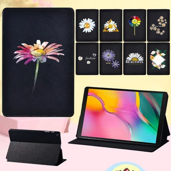 Samsung Galaxy Tab 8.0 T290/Tab 8.0 T295 Daisy Serijos, Tablet Stand Padengti Atveju Aukštos Kokybės Odos Apversti Apsauginį Kiautą