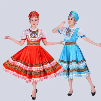 Songyuexia Klasikinis tradicinis rusijos kostiumas suknelė Europos princesė etape suknelės Etapo rezultatus drabužiai