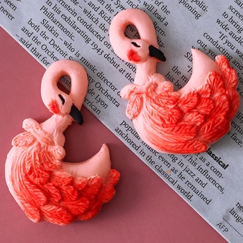 Swan & Flamingo Silikono Formos Minkštas Formos Tortas Dekoravimo Priemonės Šokolado Gumpaste Pelėsių, Sugarcraft, Virtuvės Reikmenys
