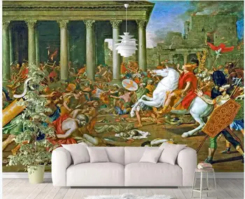 tapetų 3 d namų dekoro užsakymą freskos ant sienų, Europos Romėnų Karo Rūmai Princas Žavinga foto tapetai kambarį