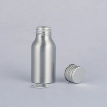 Tuščias skiedra 40ml aliuminio buteliukas su užsukamu aliuminio asmens odos priežiūros 40ml