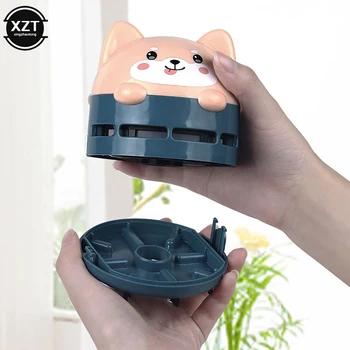 USB Nešiojamą Darbalaukio Dulkių siurblys Mini Animacinių filmų Gyvūnų Modelis Įkraunamas Belaidis Automobilį Klaviatūros Dulkių siurblys
