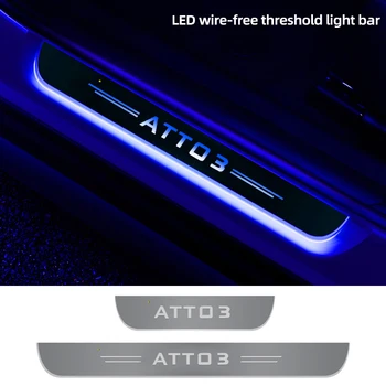 Už BYD ATTO 3 JUANIŲ Plius Custom Mados Belaidžio LED Automobilių Žingsnis Šviesos Riba Ištrauka Sveiki Lengvųjų Automobilių Ribą Šviesos