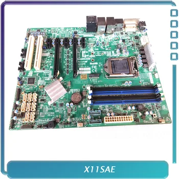 Už Supermicro X11SAE Vieną pusę Serverio Plokštė C236 1151 Paramos E3-1200 V5 CPU Pilnai Testuotas, Geros Kokybės