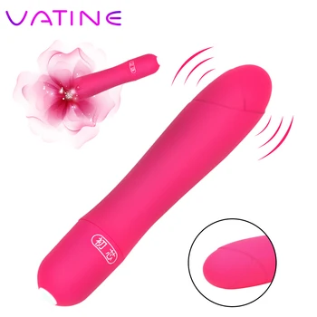 VATINE 5 Greičiai G Vietoje, Magic Wand mažo Dydžio Vibratorius Clit Stimuliatorius Moterų Makšties Klitorio Massager AV Stick Vibratorius