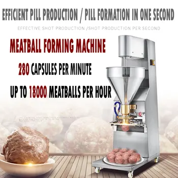 Vertikalus Komercinės MeatBall Formavimo Mašina, Nerūdijančio Plieno, Visiškai Automatinis Mėsa, Jautiena, Žuvis Kamuolys Formavimo Mašina