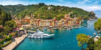 Visą Deimantų Siuvinėjimo Portofino Kraštovaizdžio 5D 