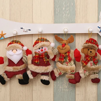 Ypatingas Kalėdinis Namų Dekoras Lėlės Kalėdų Eglutės papuošalus Naujųjų Metų Kabančios Dekoracijos Vaikams Žaislas Kabantys Papuošalai